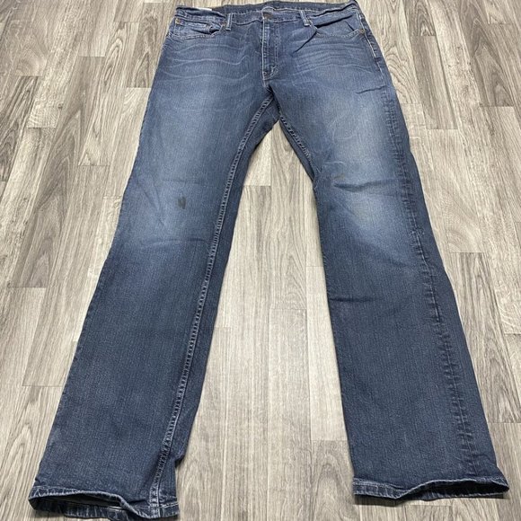 LEVI'S 559 Boot Cut Stretch Med Wash Blue Denim Jeans Men's Size W 36 L 36 - Picture 12 of 12